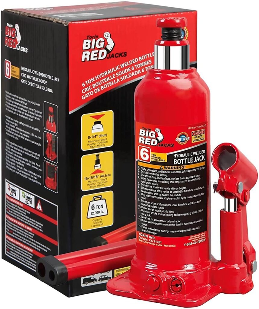 BIG RED T90603B Torin Hydraulic Welded Bottle Jack