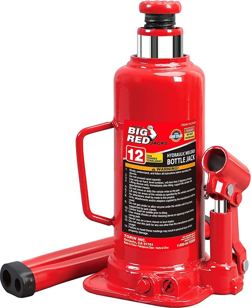 BIG RED T91203B Torin Hydraulic Welded Bottle Jack