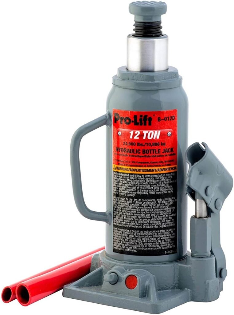 Pro Lift B 012D Grey Hydraulic Bottle Jack 1