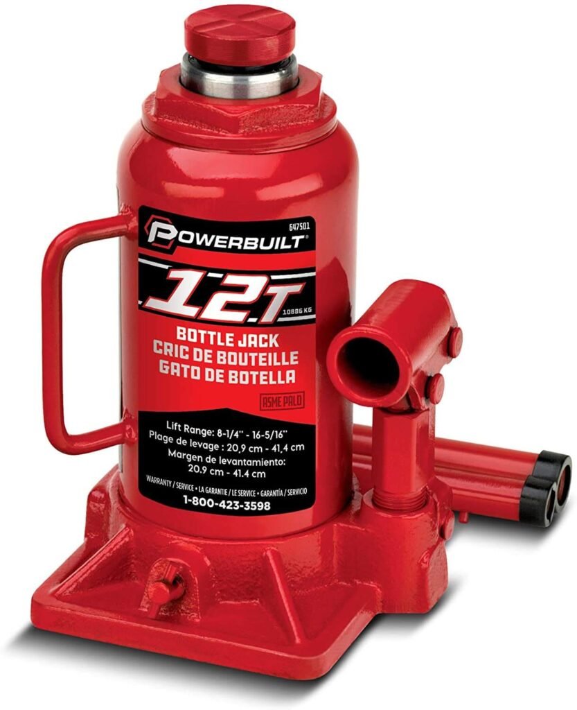 Powerbuilt 647501 Heavy Duty 12 Ton Bottle Jack 1