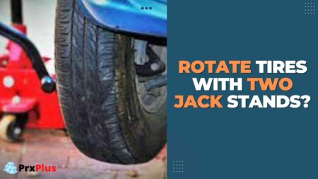 How To Rotate Tires With Two Jack Stands?